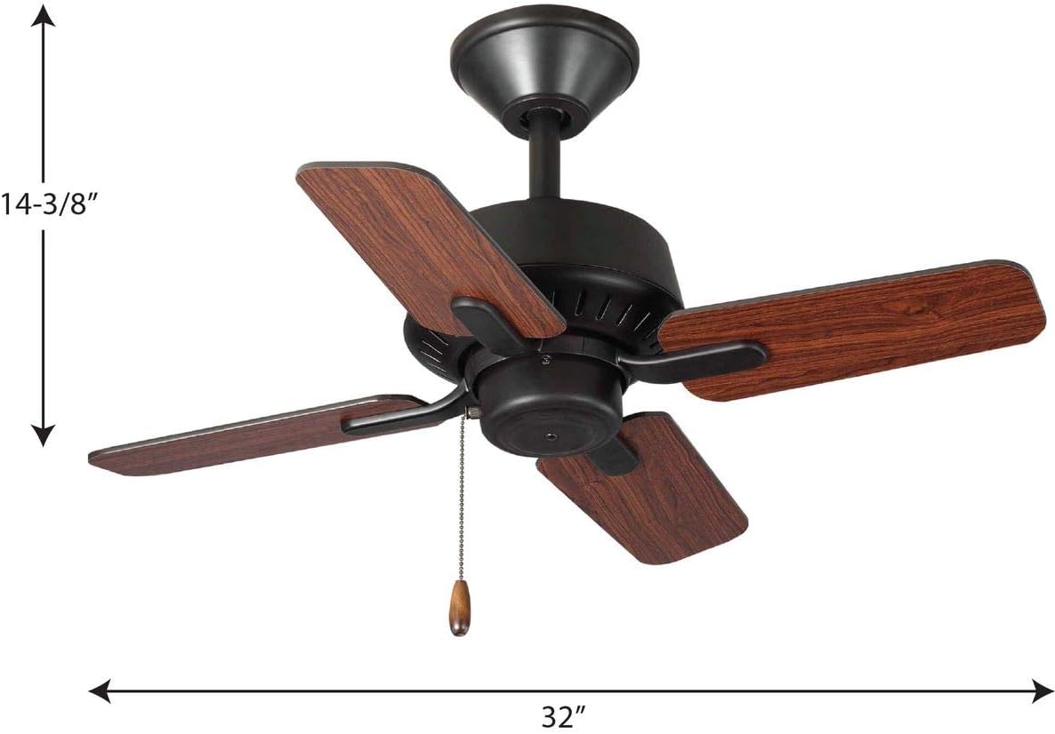 Progress Lighting Drift Collection 32' Four-Blade Ceiling Fan