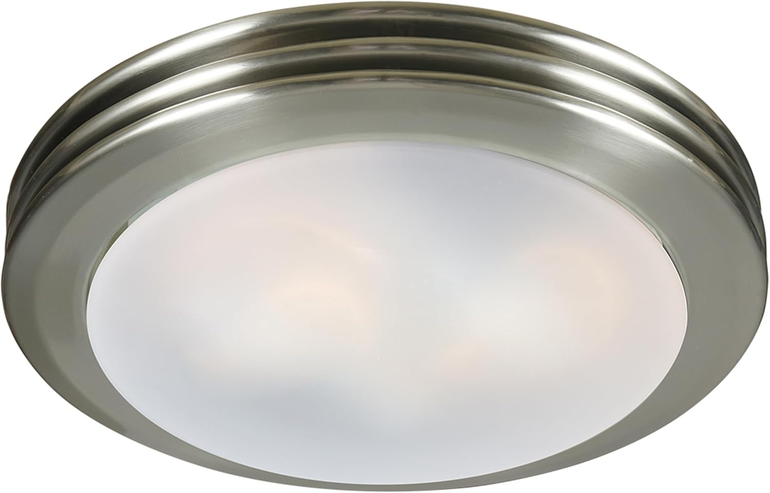 Good Housekeeping Yorkshire (90053) Decorative 80 CFM 2.5 Sones Bathroom Ventilation Exhaust Fan, Brushed Nickel