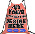 Custom 50pc Drawstring Backpacks Personalized Gym Storage Bags Promotional Items With Your Logo Draw String Bag for Travel & Everyday Style11
