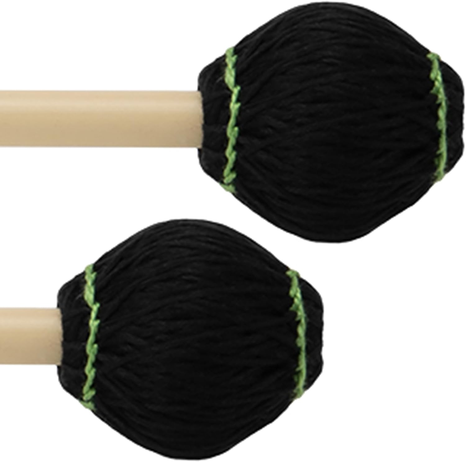 CS41R Innovative Percussion Medium Hard Vibrapon/Marimba Mallet - Black Cord - Rattan