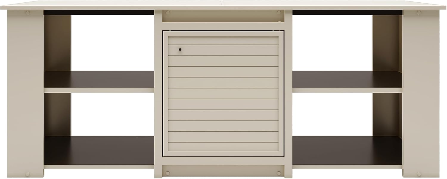 New Age Pet® ECOFLEX® 72' Jumbo Versa Stand, Standard Height Cabinet for Reptile & Small Animal Habitat, Lounge in Maple