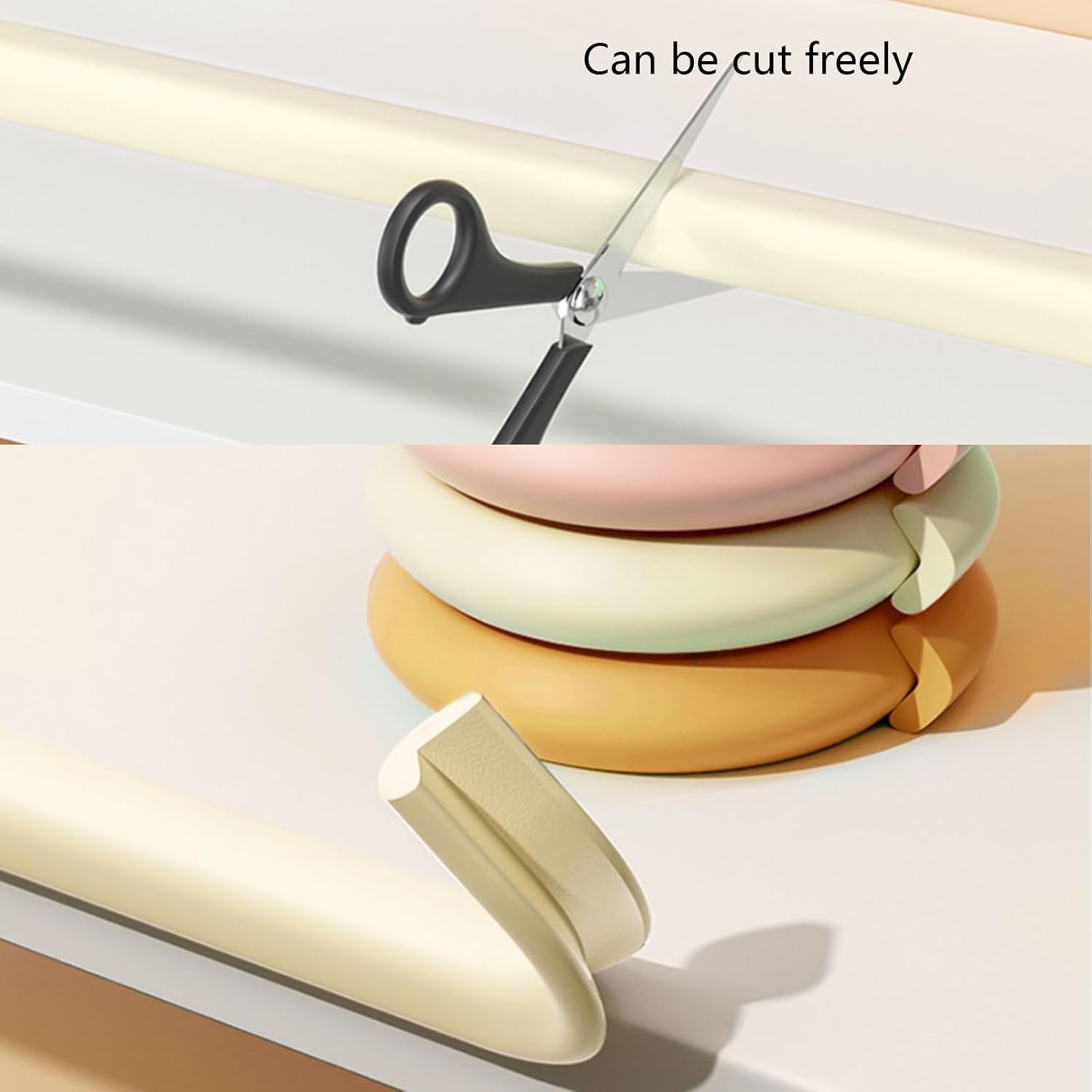 Furniture TableWall Edge Protectors Foam, Soft Protective Foam Cushion, Thick Table Bumper Guard, for Back to SchoolFurniture and Tables(Gray,20M)