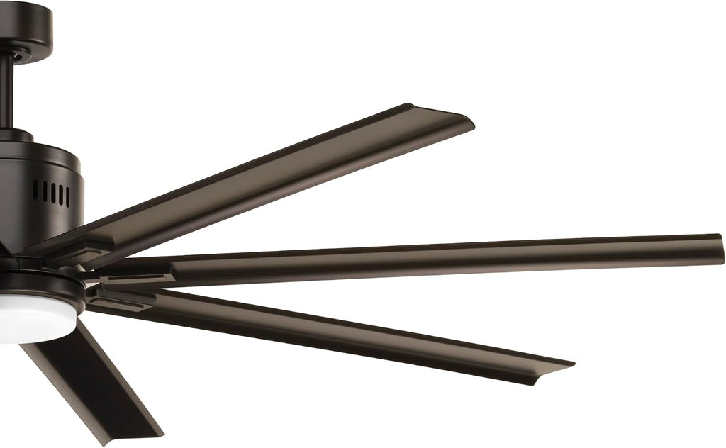 Vast Collection 72-Inch 8-Blade Bronze Modern Ceiling Fan