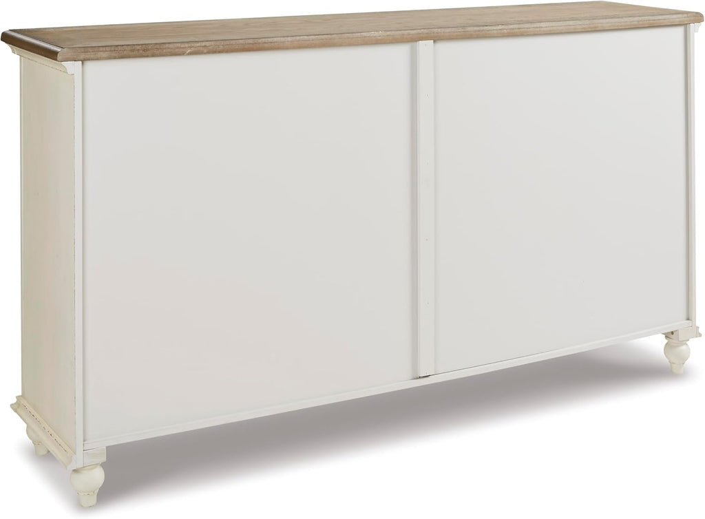 Signature Design by Ashley Roranville French Country Accent Cabinet or Server, White