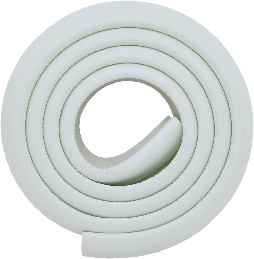L Type Corner Protector, Soft Protective Foam Pad, 3M Pre-Taped Corners, for Back to School Furniture and Tables(Beige,20M)