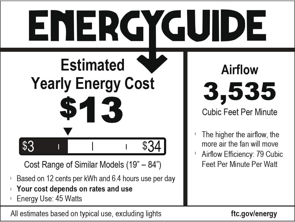 Hunter Fan 52 inch Ceiling Fan with No Light, Outdoor or Indoor White Ceiling Fan with 3 Blades for Porch, Living Room, Office, Kitchen, Garage (Renewed)