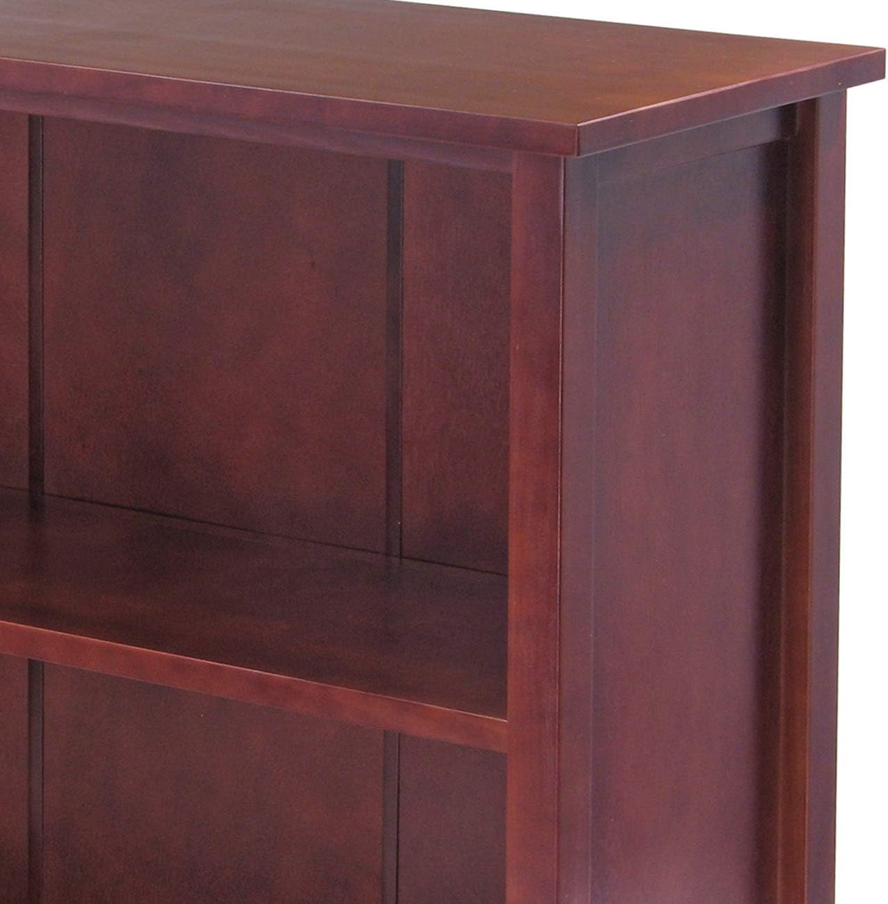 Verona 3- Section M Storage Shelf with 6 Foldable Beige Color Fabric Baskets
