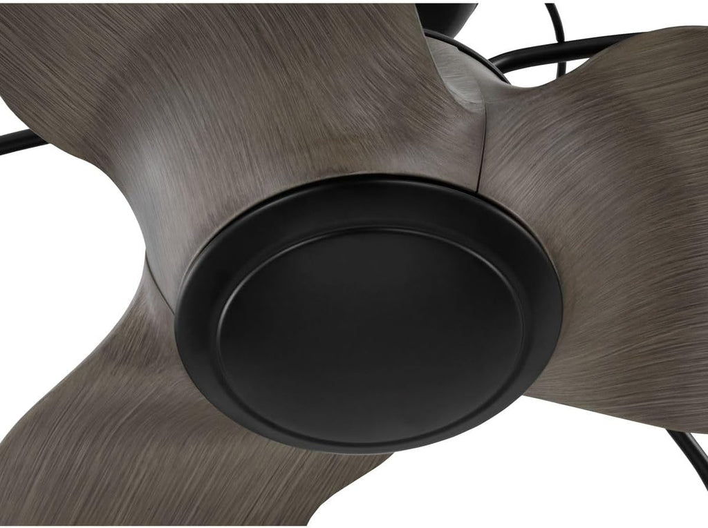 Progress Lighting P250096-31M Bastrop 26' Damp Rated Ceiling Fan, Matte Black