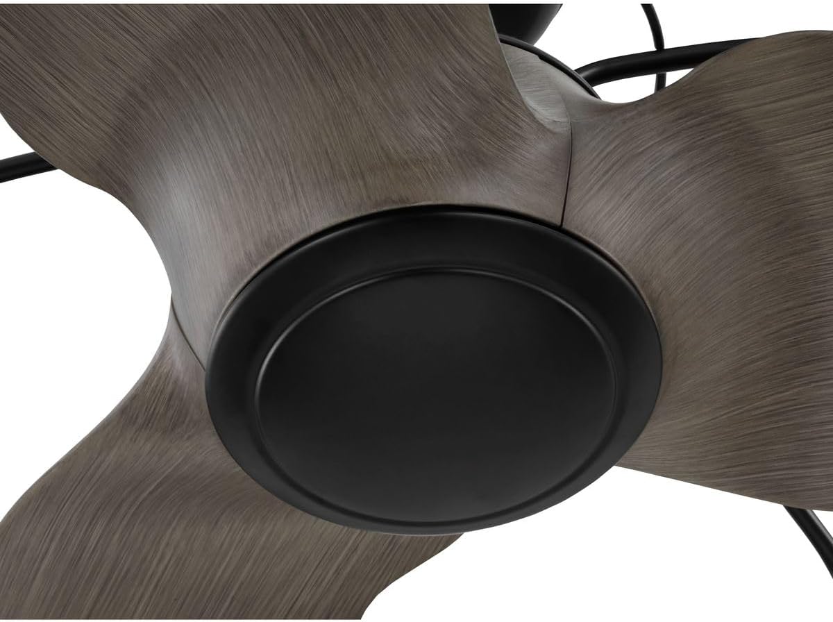 Progress Lighting P250096-31M Bastrop 26' Damp Rated Ceiling Fan, Matte Black