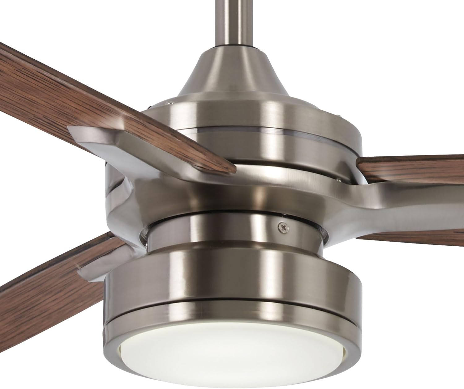 Minka-Aire F727-BN/MM, Rudolph 52' Ceiling Fan, Brushed Nickel Finish with Medium Maple Blades