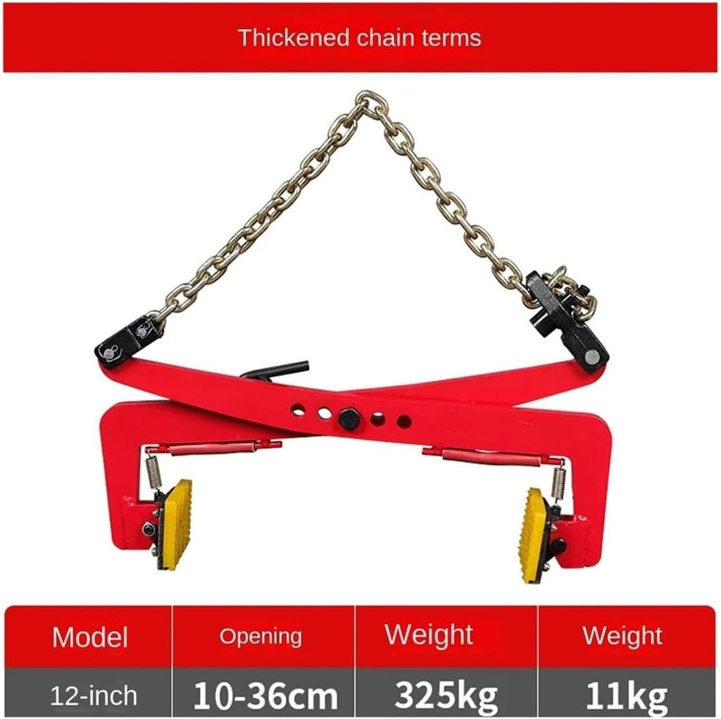 325KG Marble Stone Vertical Lifting Clamp Stone Vertical Steel Plate Clamp Stone Fixture Handling and Installation Tool(12 inch)