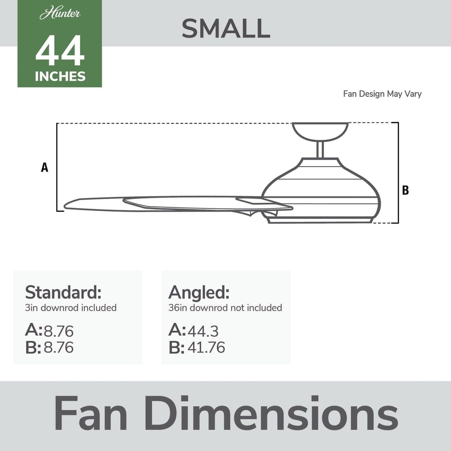 Hunter Fan 44 inch Contemporary Fresh White Outdoor Ceiling Fan with Pull Chain for Patio, Living Room, Bedroom, Office, Kitchen (Renewed) (Noble Bronze)