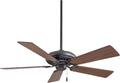 MINKA-AIRE F568-ORB Supra 52' 5-Blade Ceiling Fan in Oil Rubbed Bronze Finish with Medium Maple Blades