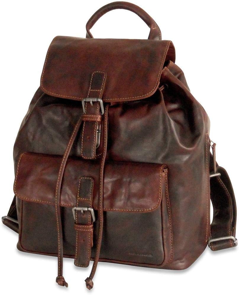 Jack Georges Voyager Drawstring Backpack #7517 (Brown)