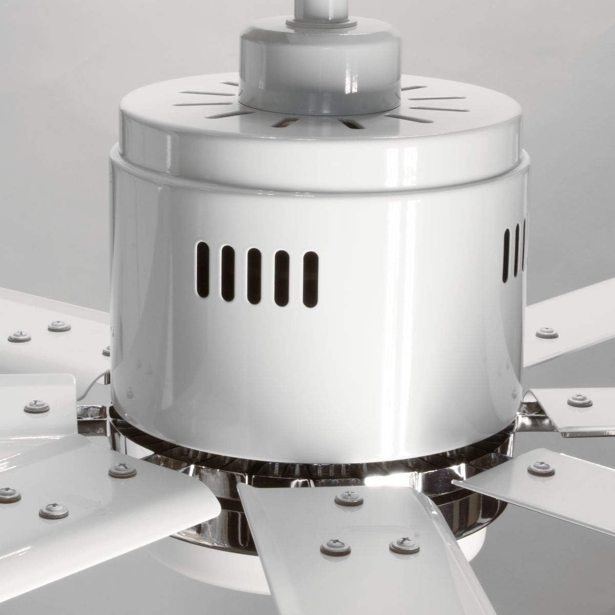 Progress Lighting P2550-3030K Vast Collection 72-in 18W LED Eight Blade Fan, White