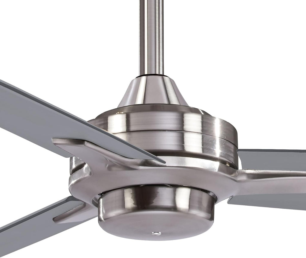 MINKA-AIRE F727-BN/SL Rudolph 52' 3-Blade Ceiling Fan in Brushed Nickel Finish with Silver Blades