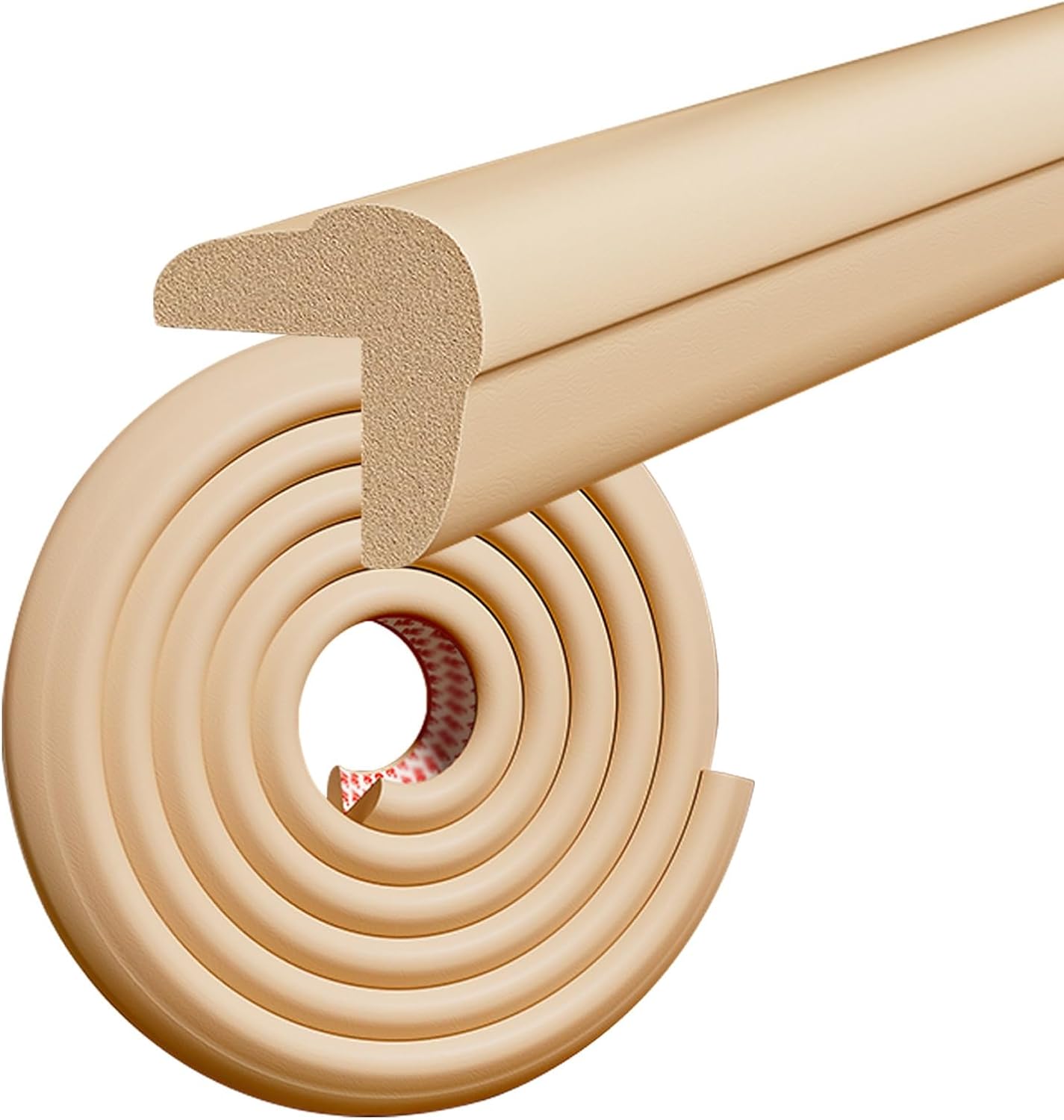 Furniture Edge & Corner Guards, Thick Table Bumper Guard, High Density for Different Size Furniture, Suitable for Home, Nursery(Almond Yellow,20M)