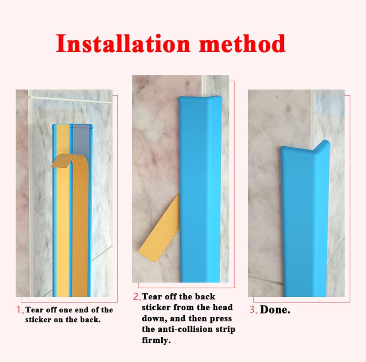 Furniture Edge and Corner Guards Self-Adhesive Arbitrary Tailoring Baby Proofing for Table - Easy to Install,Yellow-8m