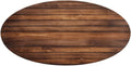 Brown Wooden Coral Velvet Round Floor Mat Non-Slip Bath Rug Floor Covering for Bathroom Vanity Guest Suite & Vacation Home