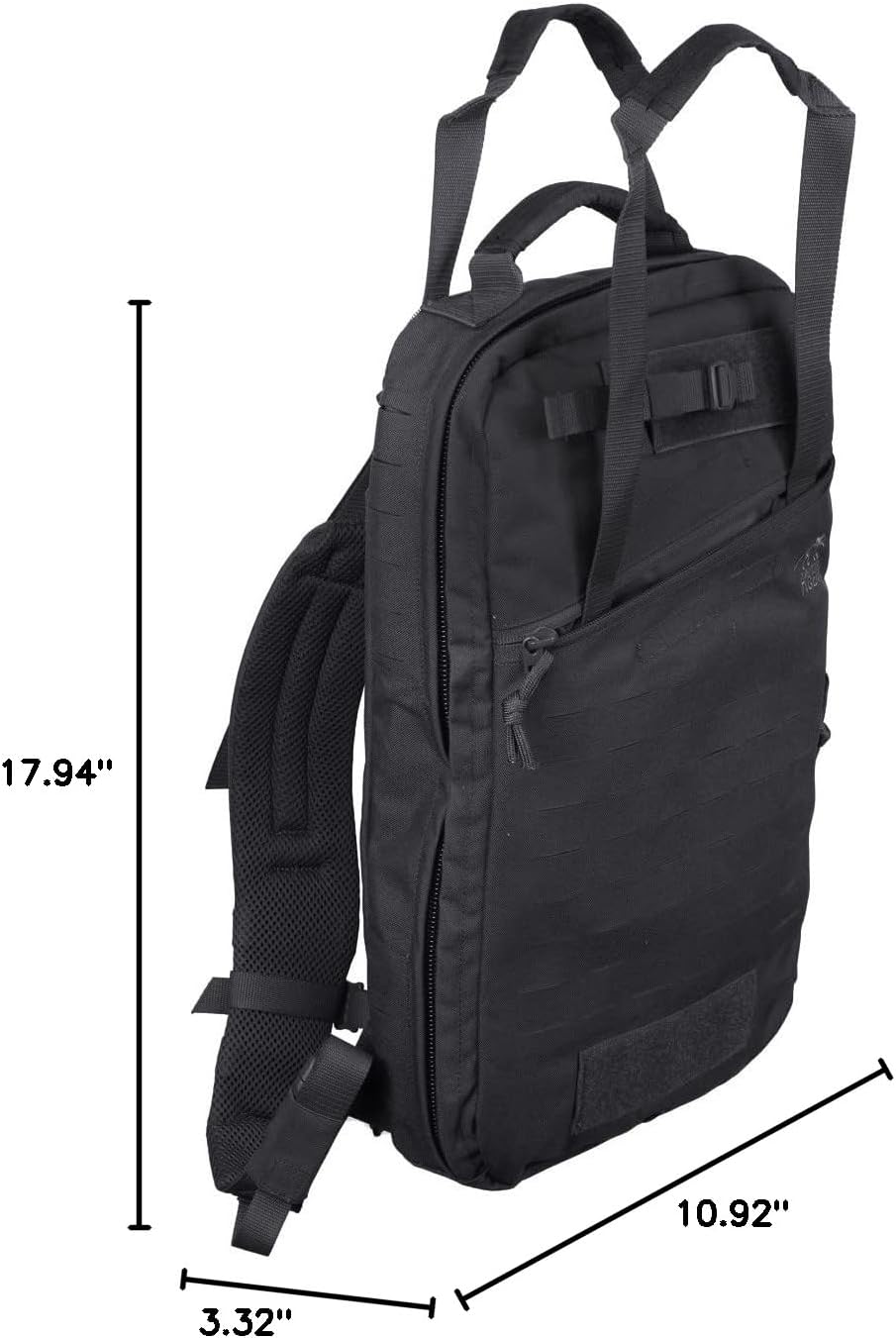 Tasmanian Tiger Medic Assault Tactical Medical Backpack MKII - Lightweight MOLLE System Organization for First Aid Survival, Black - One Size