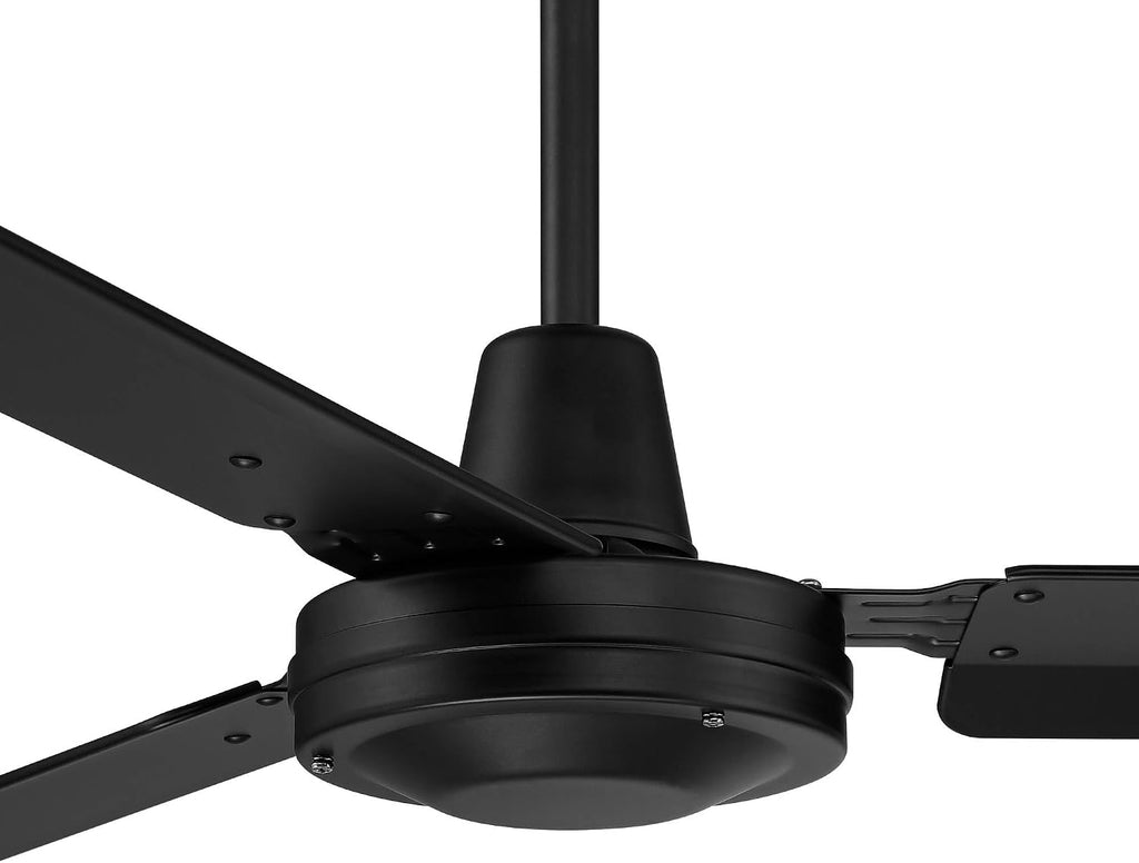 Casa Vieja 72' Velocity Black Large Ceiling Fan with 12' Downrod