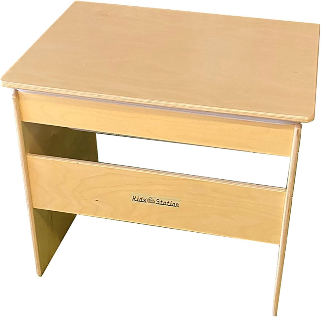 Kids' Station Pre-K Sensory Sand/Water Table with Real Birch Plywood, Ready to Assemble