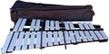 30 Note Xylophone with Mallets and Carry Bag | Glockenspiel Metal Percussion Instrument | 12.60x22.44 inch Portable Educational Music Toy