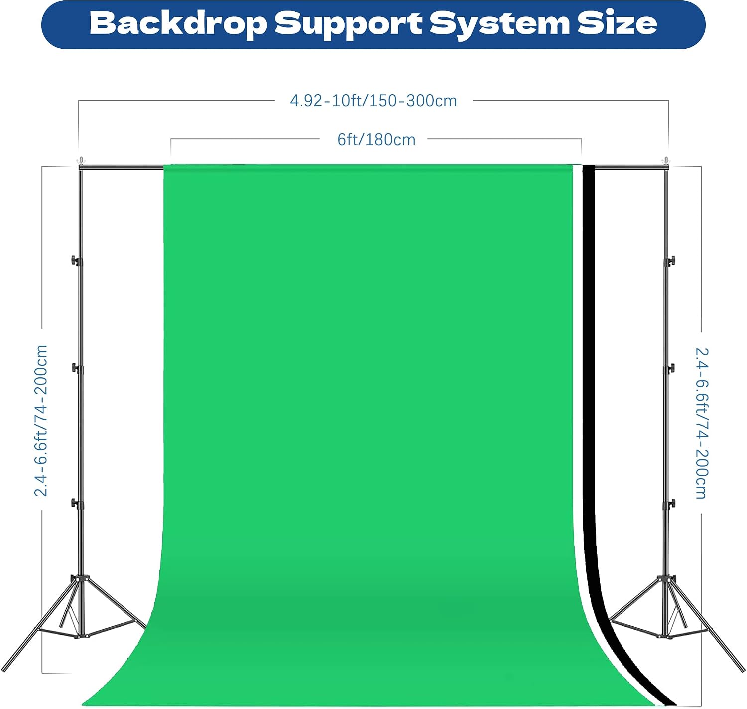 Photography Softboxes Kit with 6.6x10ft Backdrop Stands, 5 Tripod Stands, 3 Color Background Screen, Softbox with 85W Led Bulb, Photo Studio Equipment for Video Shoot, Product & Portrait