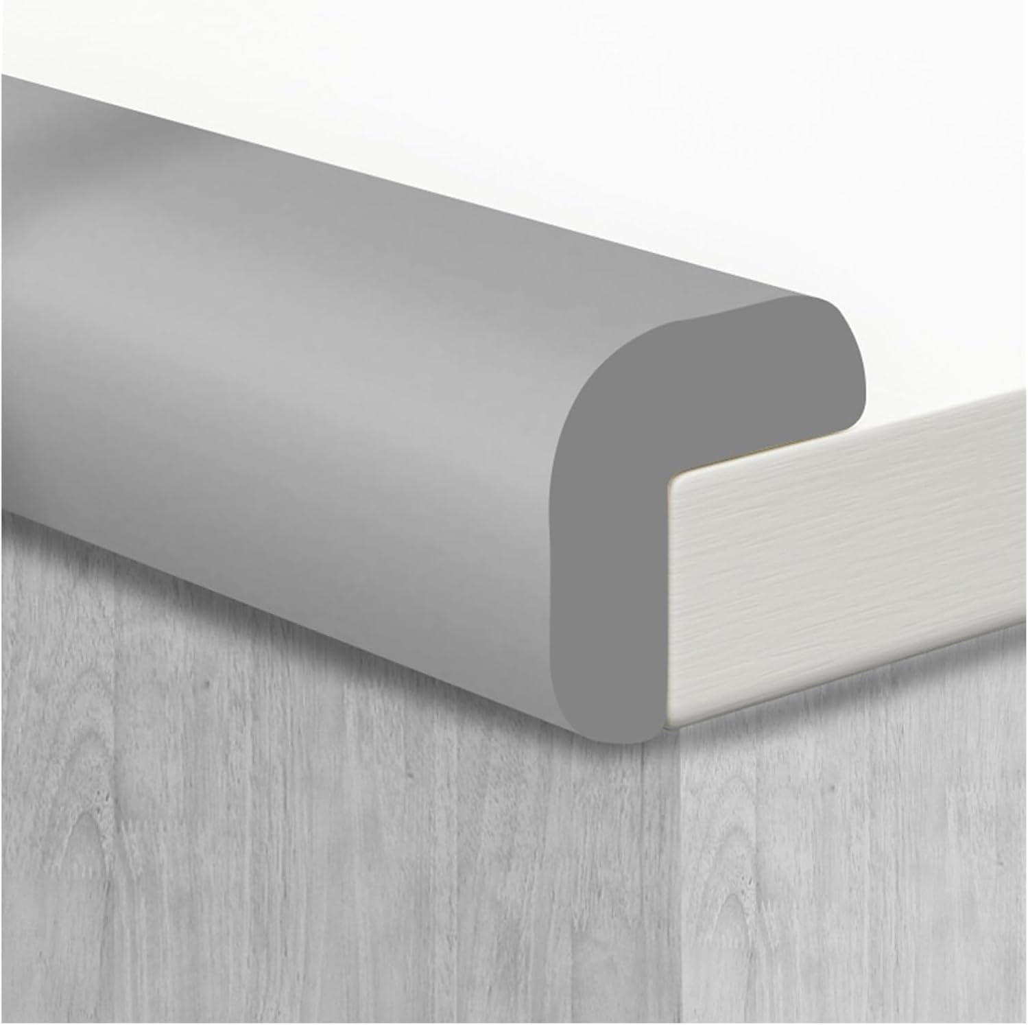 Corner Protectors，Foam Edge Protectors， Furniture Edge and Corner Guards, Table Corner Protectors Adhesive, Proof Corners and Edges Bumper, Protective Foam Cushion Coffee Table(Gray,10m)