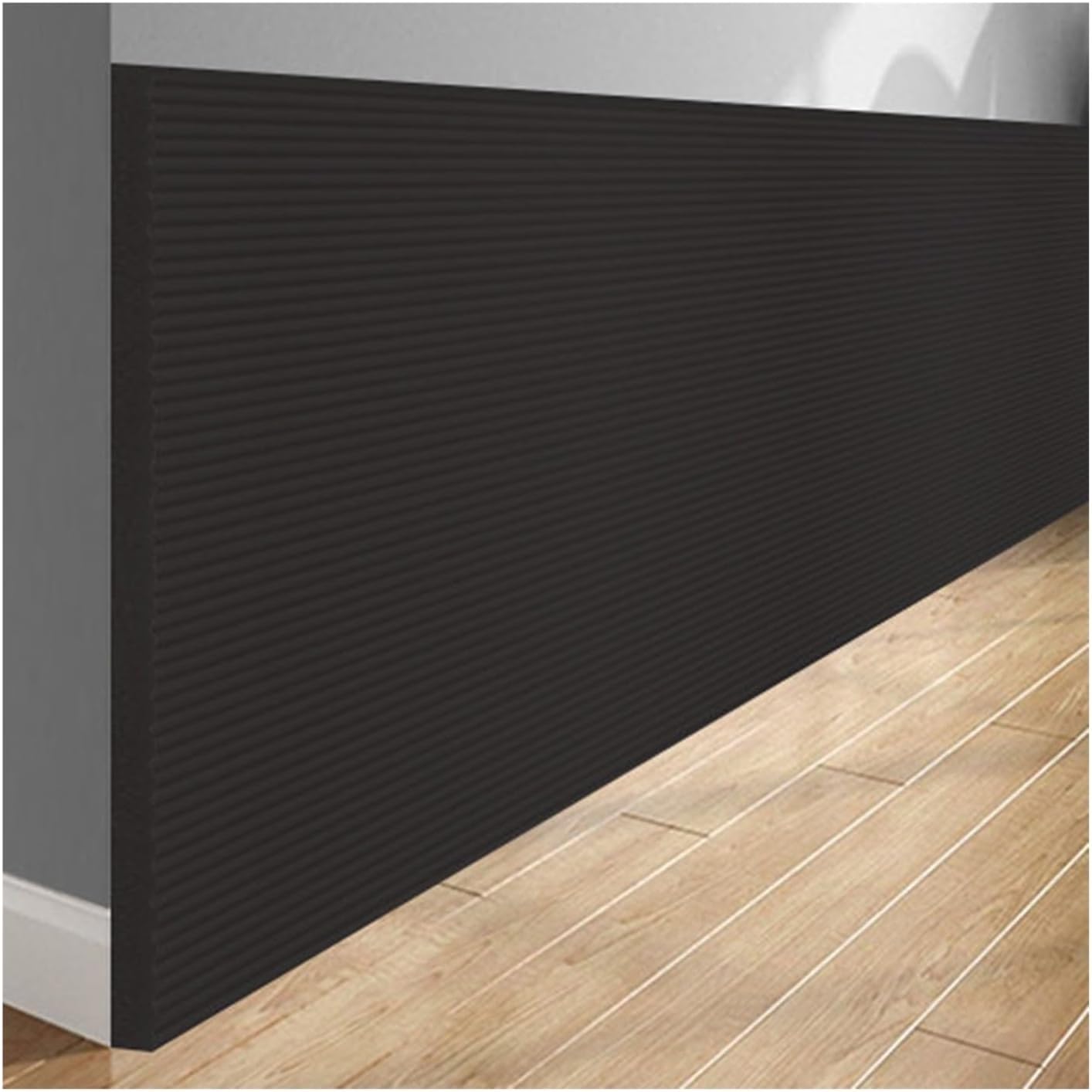 Foam Edge Protectors - Garage Wall Guards, Safety Bumper Strip for Parking, Bedroom, Playroom, Furniture Corner Guard Padding - Black 110cm, Table & Chair Protection