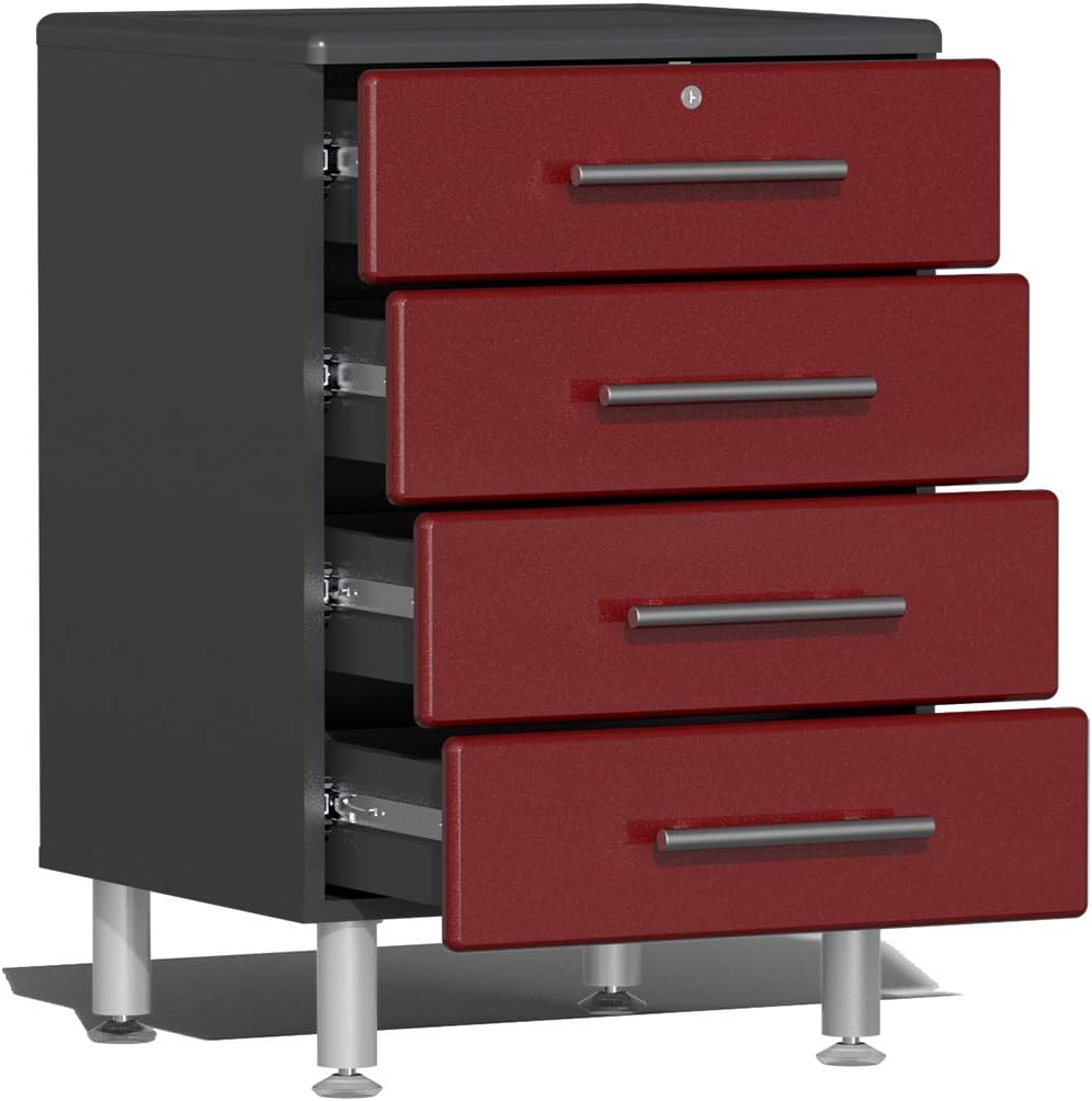 Ulti-MATE UG22050R 5-Piece Garage Cabinet Kit in Ruby Red Metallic