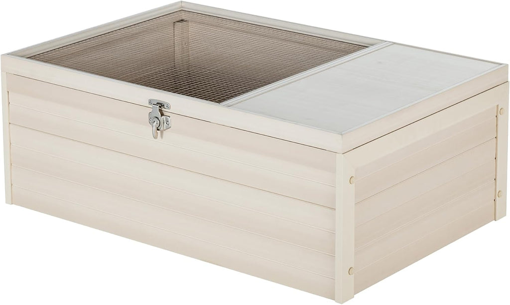 New Age Pet ECOFLEX Tortoise House, Durable Outdoor Tortoise Shelter, Weather-Resistant & Easy to Clean