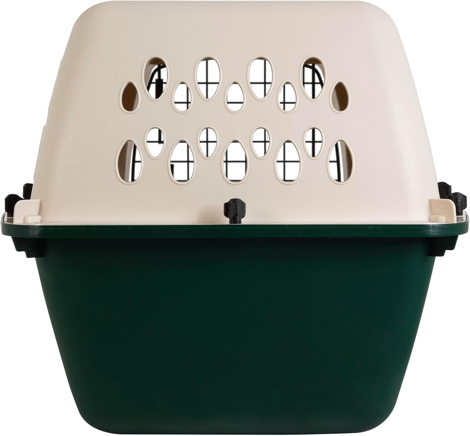 Petmate Ruffmaxx Dog Kennel Pet Carrier & Crate 24' (10-20 Lb), Outdoor and Indoor for Large, Medium, and Small Dogs - Made from Durable Recycled Material w/ 360-Degree Ventilation, Made in USA