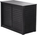 New Age Pet ECOFLEX 36' Storage Cabinet for Pets in Black, Durable Wood Plastic Composite, Non Toxic, Easy Assembly, Ideal for Bedding, Food, Toys, Medium Mojave Reptile Habitat Compatible