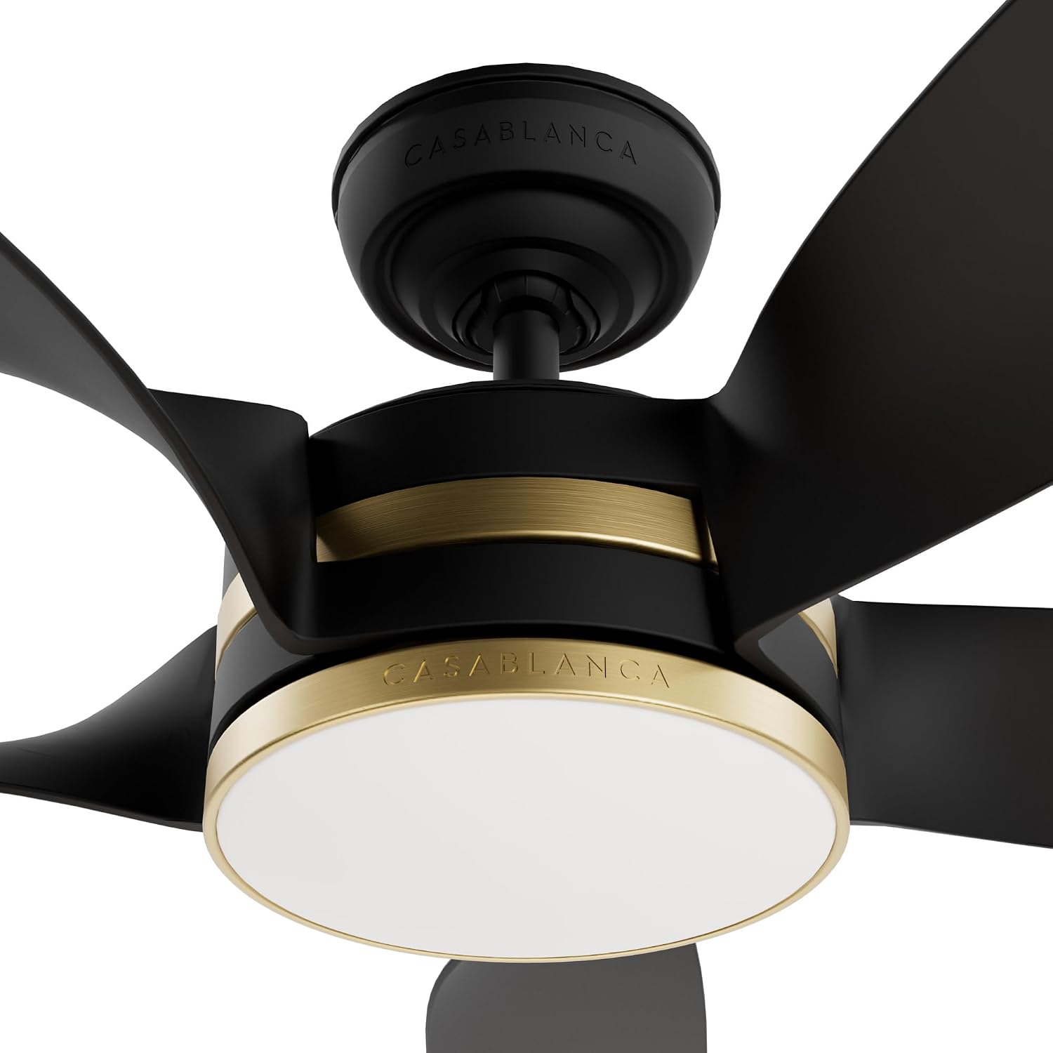 Casablanca Julia Outdoor Energy Star DC with LED Light 52 inch with remote and wall control Matte Black - Matte Black