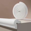 Soft Protective Foam Cushion L Shape, Furniture Edge and Corner Guards, High Density for Metal Frame Desk Counter Sharp Corners(White,20M)