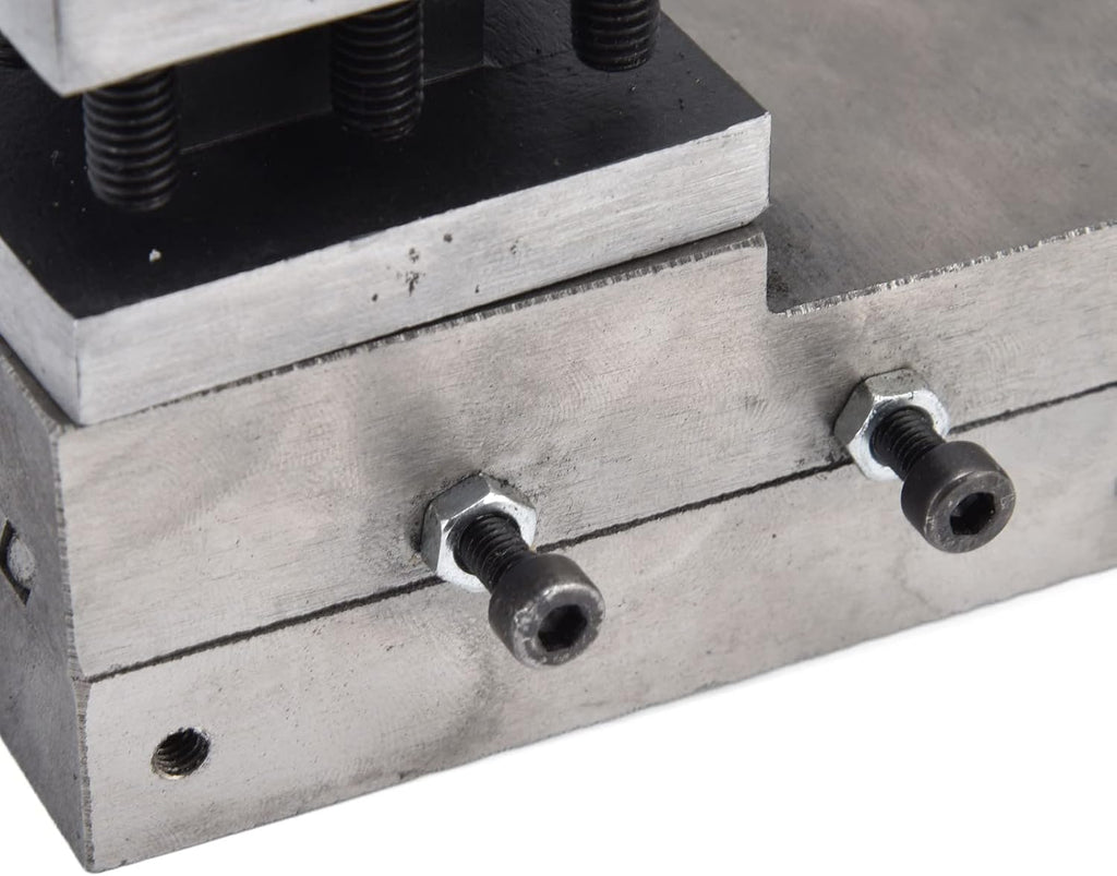 50x50mm Post Vise Clamp, Mini Vice Clamp, Iron Slide Vice Clamp for Lathe Tool 0618 7inx10in 12in 14in