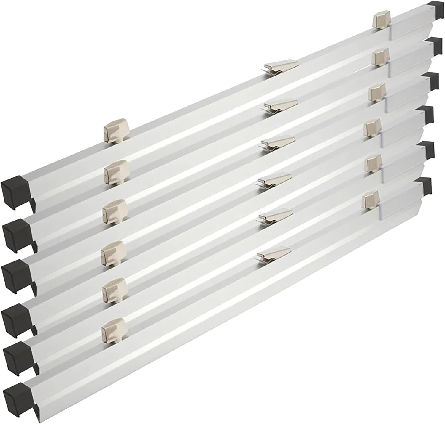 Blueprint Holder – 30 Inch Set of 6 Clamps For Construction Plan, Architectural Drawings, And Blueprints – Heavy Duty Clips - PC630