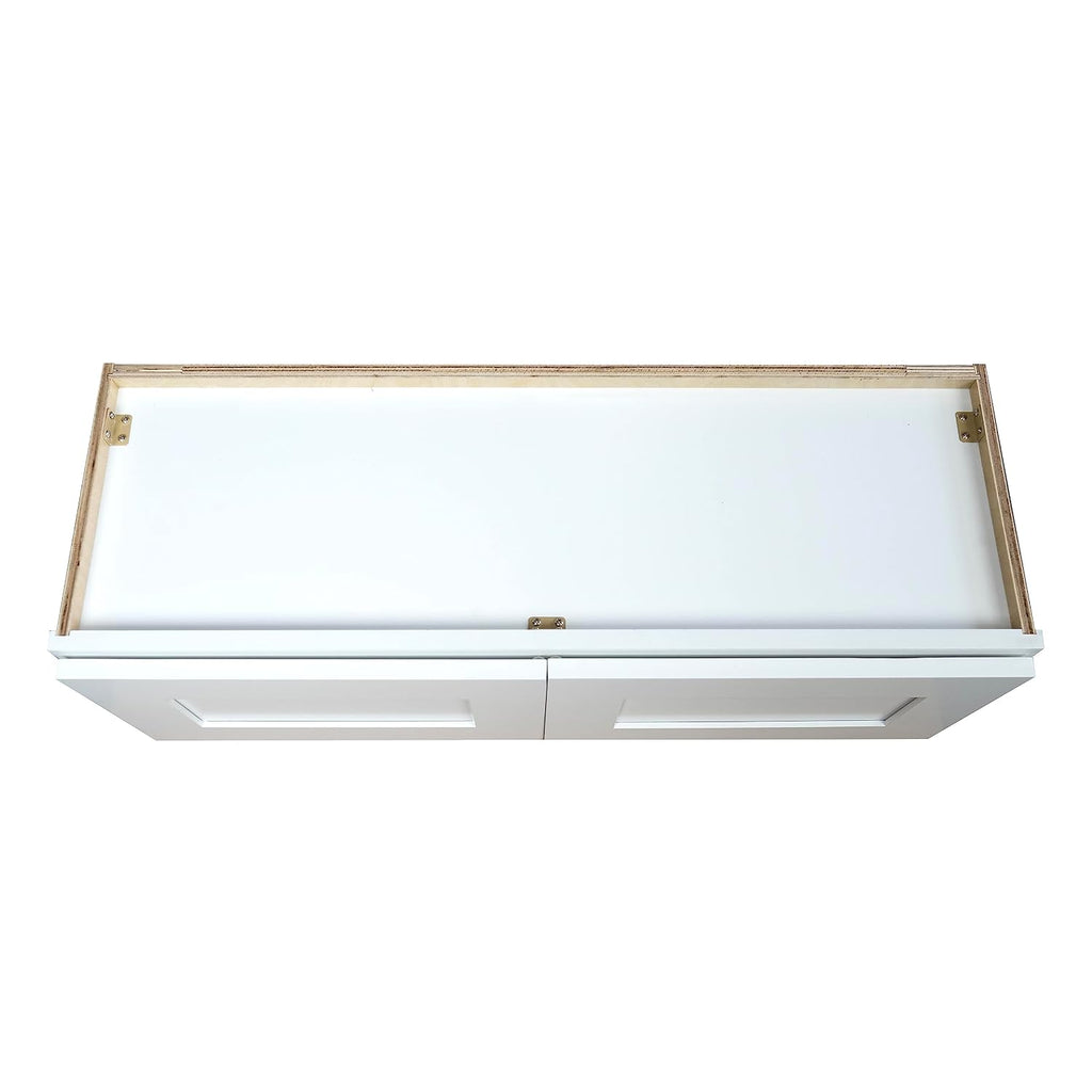 Hollywood Fabiani Design Wall Kitchen Cabinet 36 in. W x 12 in. D x 12 in. H in Shaker White Ready to Assemble