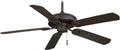 Minka-Aire F589-BI/AI, SunDowner Black Iron Energy Star 54' Outdoor Ceiling Fan