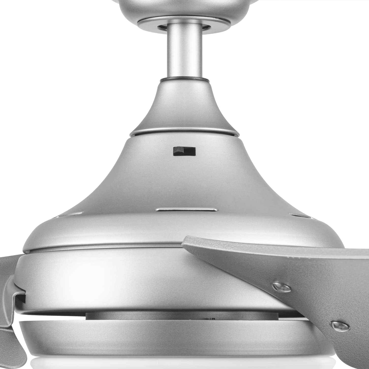 Honeywell Ceiling Fans Neyo, 52 Inch Contemporary Indoor LED Ceiling Fan with Light, Remote Control, Modern High Performance Blades, Reversible Motor Model- 51802-01 (Silver)