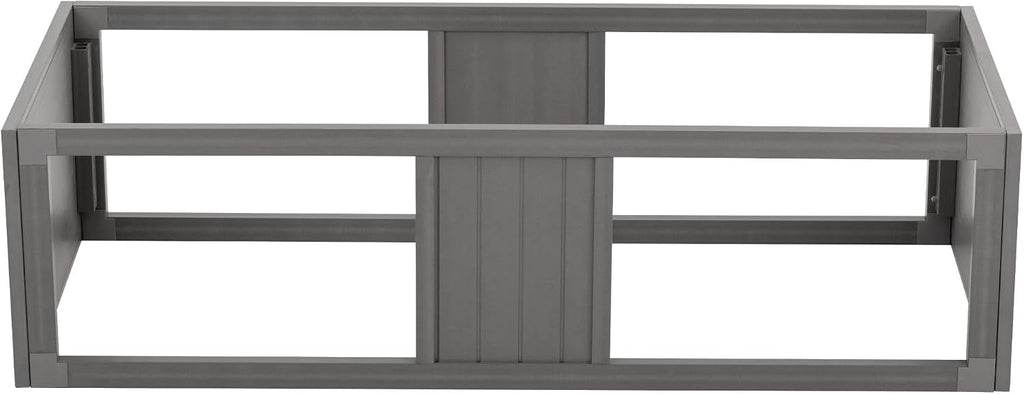 New Age Pet ECOFLEX Two Large Reptile Enclosures with Matching Stacker Combo Set in Grey