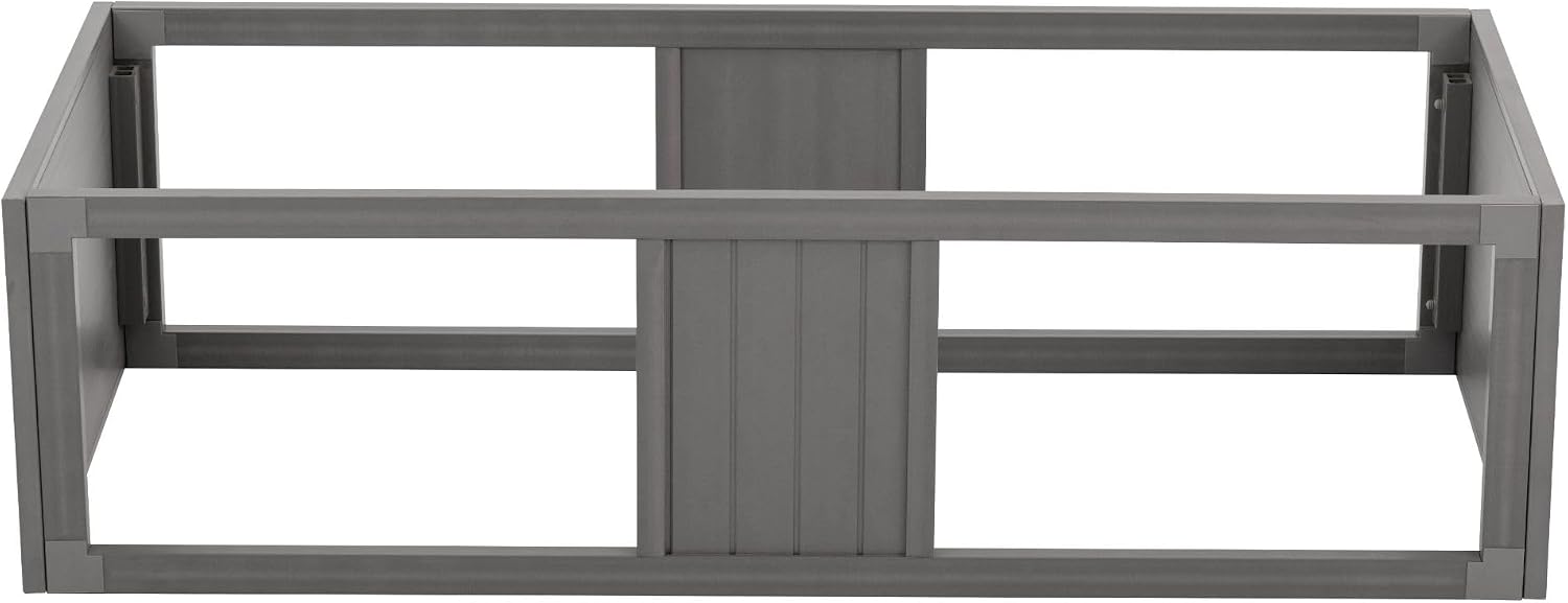 New Age Pet ECOFLEX Two Large Reptile Enclosures with Matching Stacker Combo Set in Grey