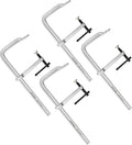 MAXPOWER 15-5/8' x 7-1/8' (400 x 180 mm) Deep Throat F Clamp, Heavy Duty Clamp for Welding, Rail Size 1' x 15/32', Pack of 4
