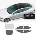 Precut Window Film Tint for Tesla Model S 2014-2019 Kit All Sides Privacy Block Infrared UV Rays Sun Blocking Protection (Side Windows 20% + Rear Windshield 20% + Front Windshield 80%)