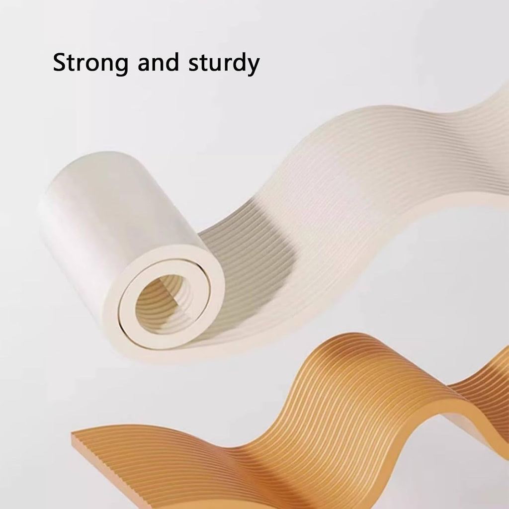 20cm Wide Edge Protector Strip, Protective Foam Cushion Thickness 2cm, High Density for Table, Fireplace, Countertop(Beige,10M)