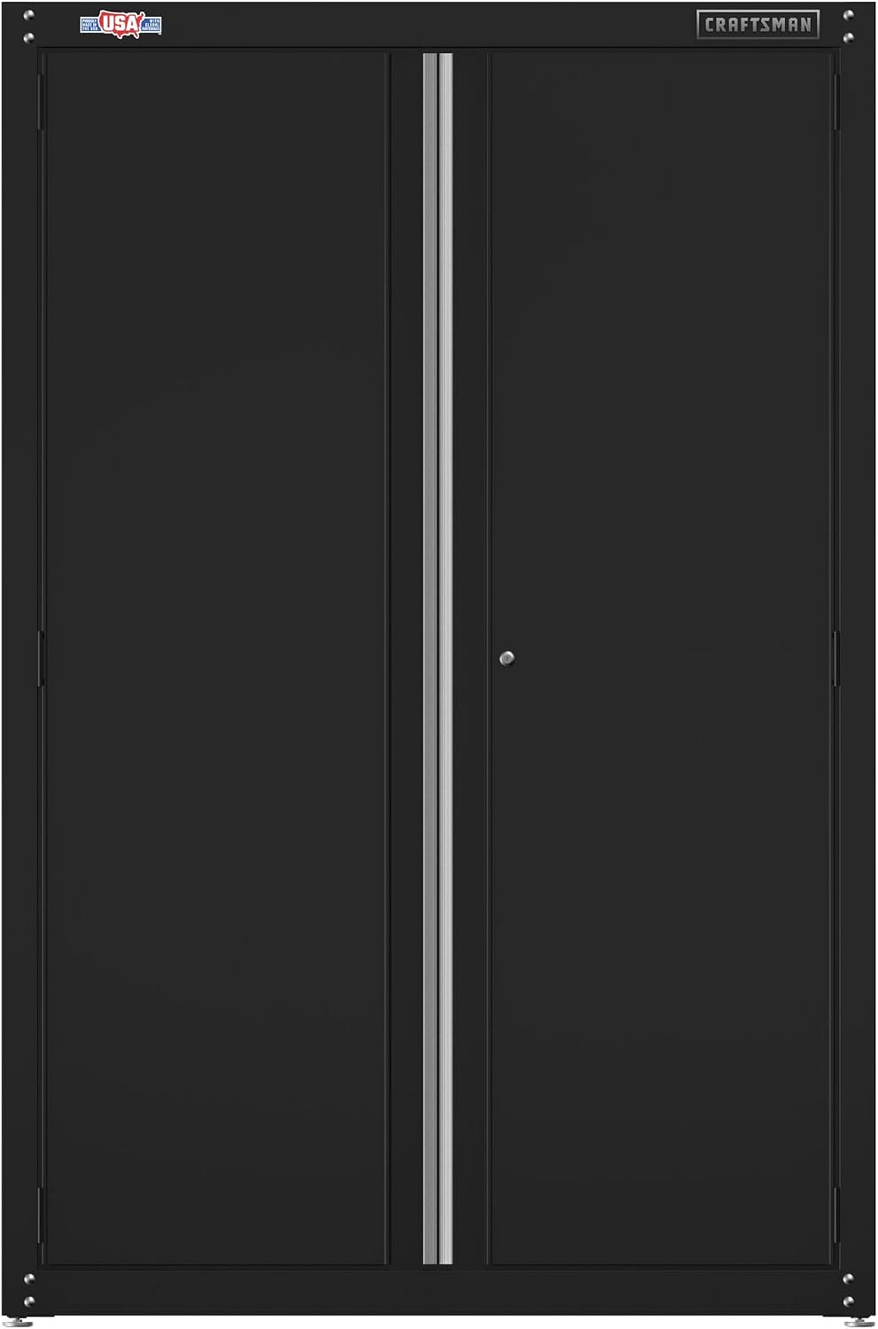 CRAFTSMAN Metal Garage Storage Cabinet, Floor Cabinet, 48 Inch (CMST24800BK)