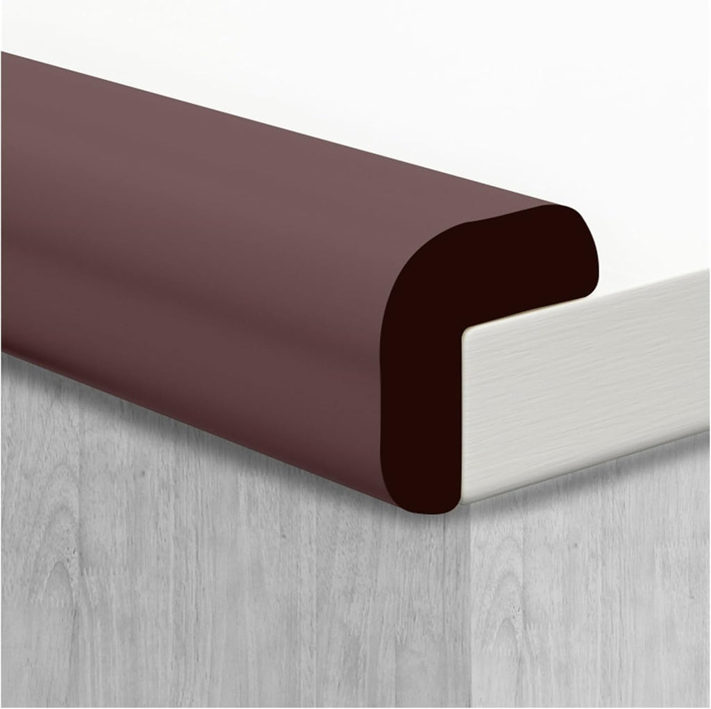 Corner Protectors，Foam Edge Protectors， Furniture Edge and Corner Guards, Table Corner Protectors Adhesive, Proof Corners and Edges Bumper, Protective Foam Cushion Coffee Table(Brown,10m)