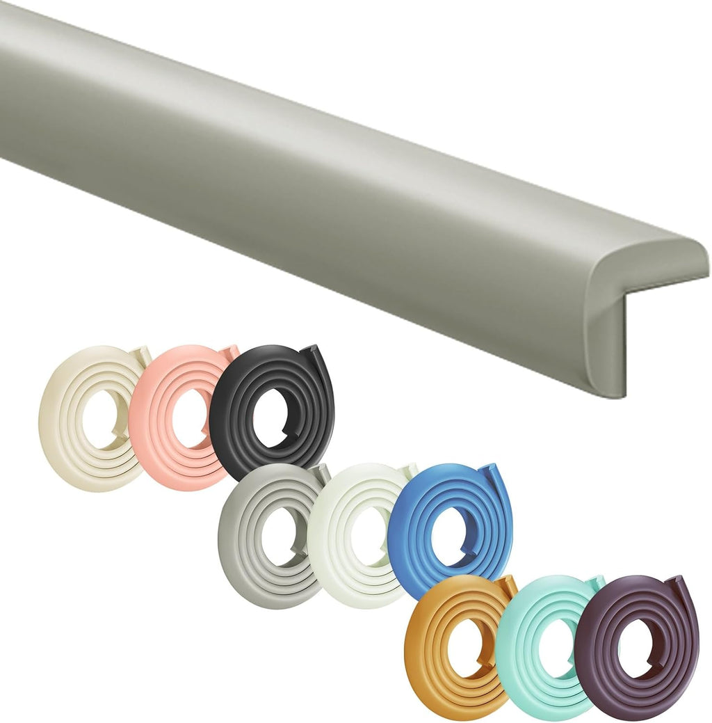 Furniture TableWall Edge Protectors Foam, Soft Protective Foam Cushion, Thick Table Bumper Guard, for Back to SchoolFurniture and Tables(Gray,20M)