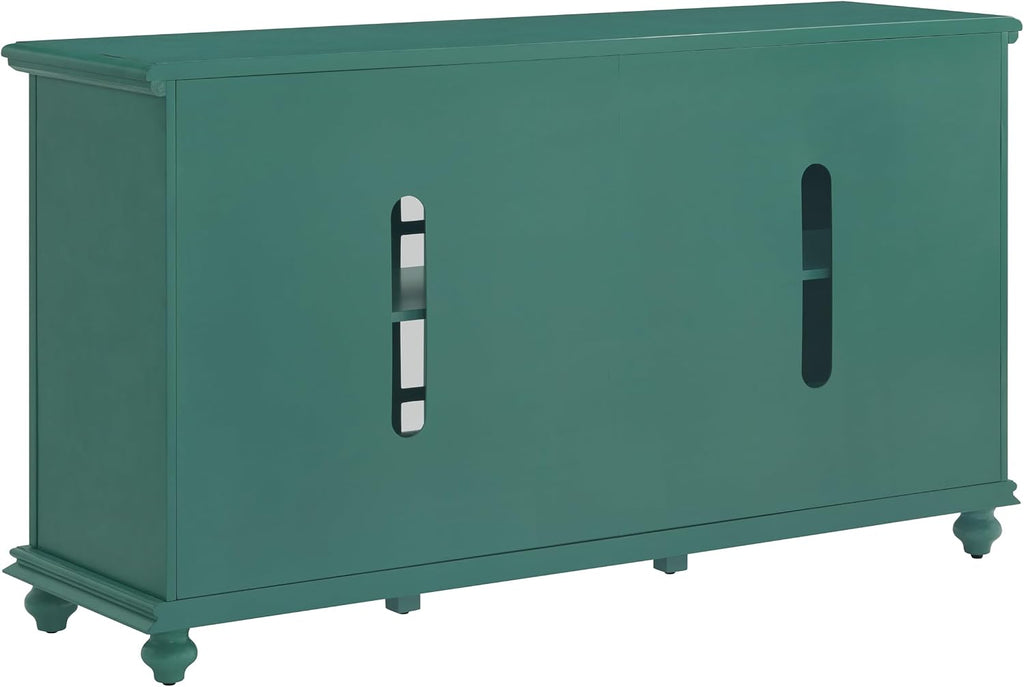 Martin Svensson Home Elegant TV Stand, 63' W x 35' H, Antique Teal-Green
